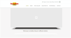 Desktop Screenshot of goldenhouserestaurant.com
